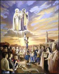 Apparition de Fatima, Marie, Joseph et l'Enfant Jésus. Apparition de Fatima, Marie, Joseph et l'Enfant Jésus.