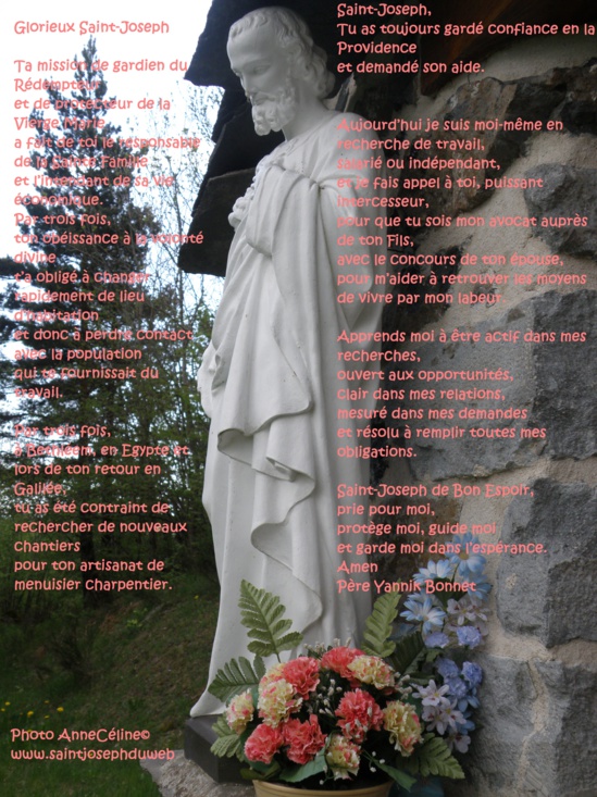 Prière à Saint Joseph pour trouver un travail Prière à Saint Joseph pour trouver un travail