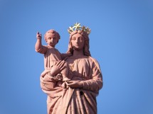 Saint Joseph s'occupe de Notre Dame de France pour les 150 ans de la Statue!