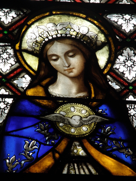 Marie et l'Esprit Saint, église de st Front, Haute-Loire