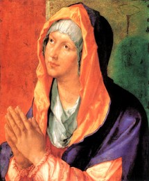La Vierge Marie en prière, Dürer La Vierge Marie en prière, Dürer