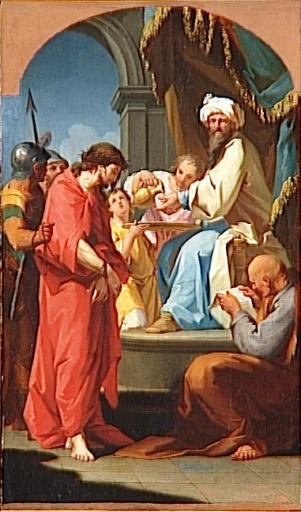 Jésus répondit: «Tu n'aurais aucun pouvoir sur moi s'il ne t'avait pas été donné d'en haut. (Jn 19-11) Jésus devant Pilate Jésus répondit: «Tu n'aurais aucun pouvoir sur moi s'il ne t'avait pas été donné d'en haut. (Jn 19-11) Jésus devant Pilate
