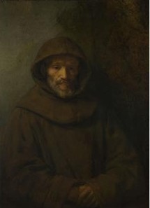 Le père Gardien, tel que nous l'imaginons...( d'après un tableau de Rembrandt)