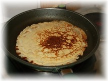 La prière de la crêpe.