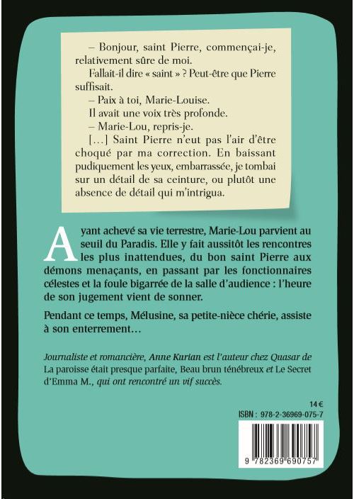 Livre " Le premier jour de ma vie éternelle", d'Anne Kurian : un bouquet céleste pour la Pentecôte. Livre " Le premier jour de ma vie éternelle", d'Anne Kurian : un bouquet céleste pour la Pentecôte.