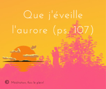 Psaume 107 : fête de la musique, harpes et cithares et jardins du ciel Psaume 107 : fête de la musique, harpes et cithares et jardins du ciel
