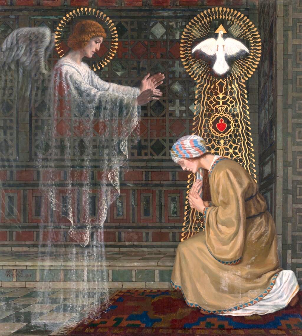 Noël, de la conception du Sacré Coeur par l'Esprit Saint en Marie à la Nativité