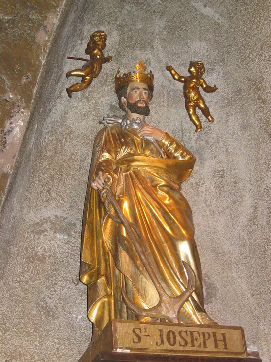 Saint Joseph de Bon Espoir, grottes troglodytes d' Espaly.
