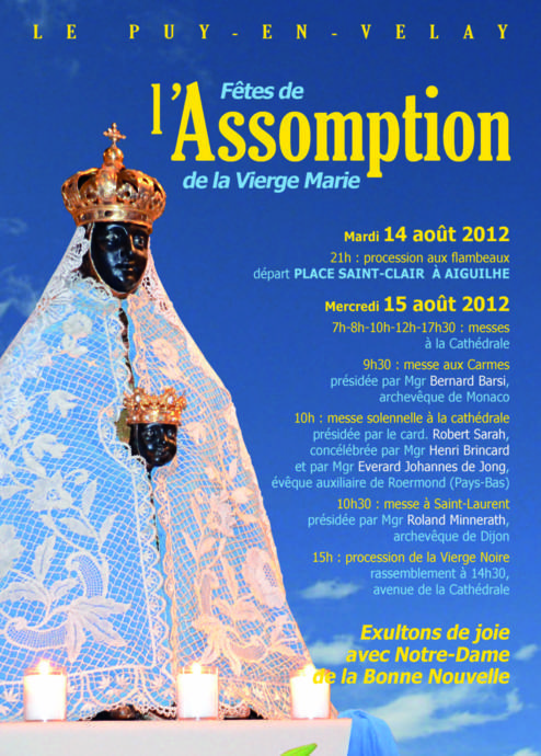 Assomption : prière universelle proposée par les évêques de France à tous les diocèses. Assomption : prière universelle proposée par les évêques de France à tous les diocèses.