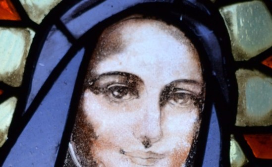 Vitrail de Thérèse de Lisieux, Ardèche, lavezon, photo StJoWeb