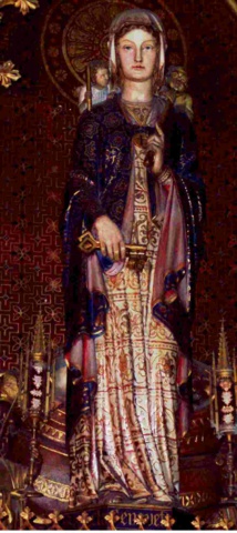 Sainte Geneviève, Vierge consacrée et femme politique